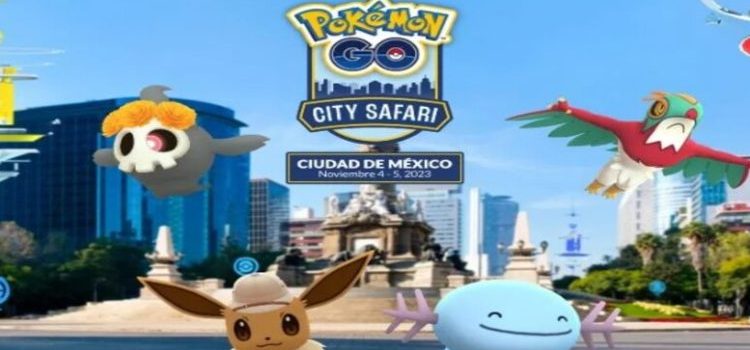 CDMX será sede del Pokémon GO City Safari