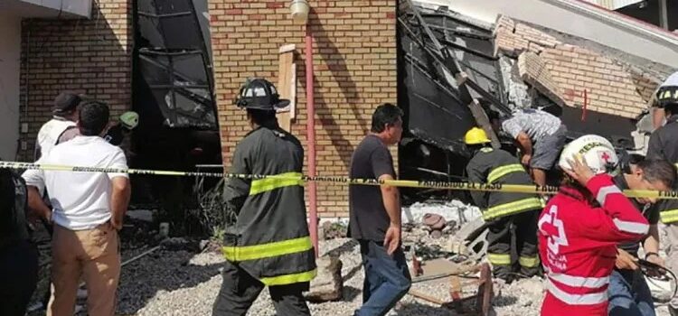 Reportan 7 muertos por derrumbe en iglesia de Tamaulipas