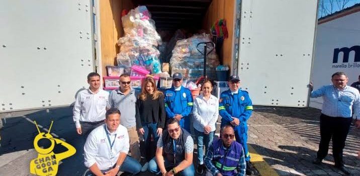 Parten 25 toneladas de ayuda del DIF Morelia para Acapulco