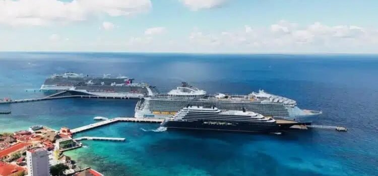 Incrementa arribo de cruceros a Quintana Roo en las primeras semanas del año Incrementa arribo de cruceros a Quintana Roo en las primeras semanas del año