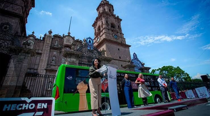 Inician pruebas de autobús eléctrico en Morelia