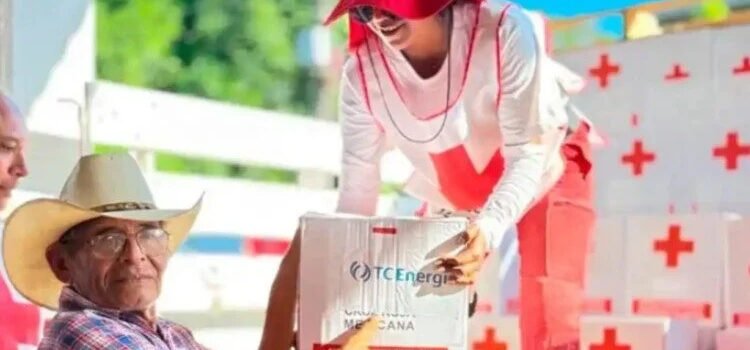 Conmina Cruz Roja a la población a donar más ayuda para damnificados por inundaciones