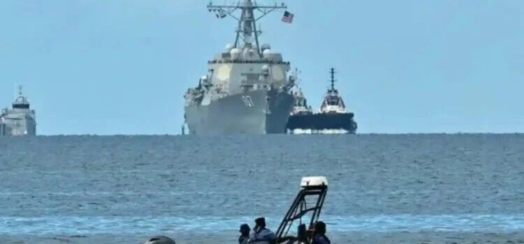 Llega buque de guerra de Estados Unidos a Trinidad y Tobago