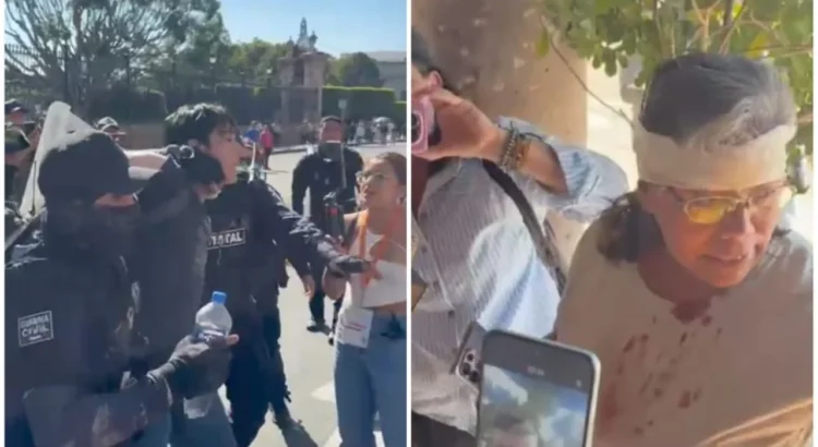 En Morelia, al menos cuatro periodistas resultan lesionados por la GN en marcha de la Generación Z