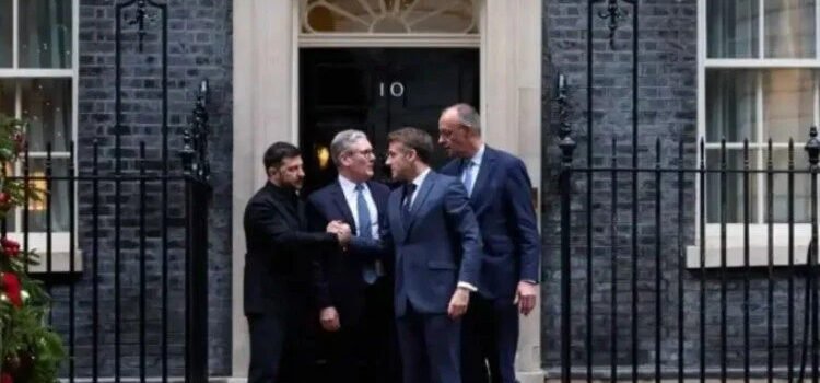 Afinan líderes europeos y Ucrania propuesta de plan de paz para enviar a Estados Unidos