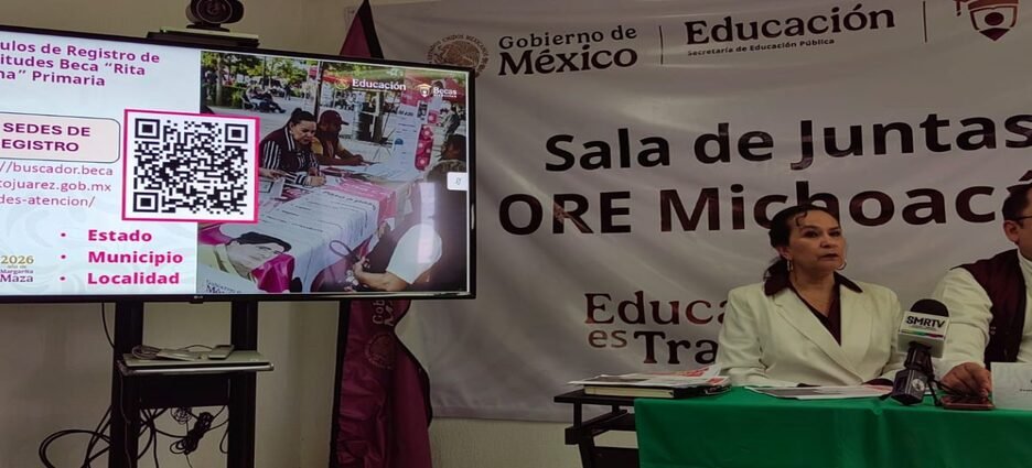Habilitados, 77 módulos en Michoacán para registro de Beca Rita Cetina