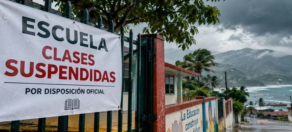 Suspenderán clases en siete municipios de Michoacán por avance del huracán Polo